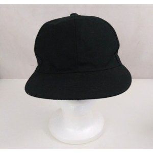 Capboi Solid Black 100% Acrylic Unisex Adjustable Baseball Cap